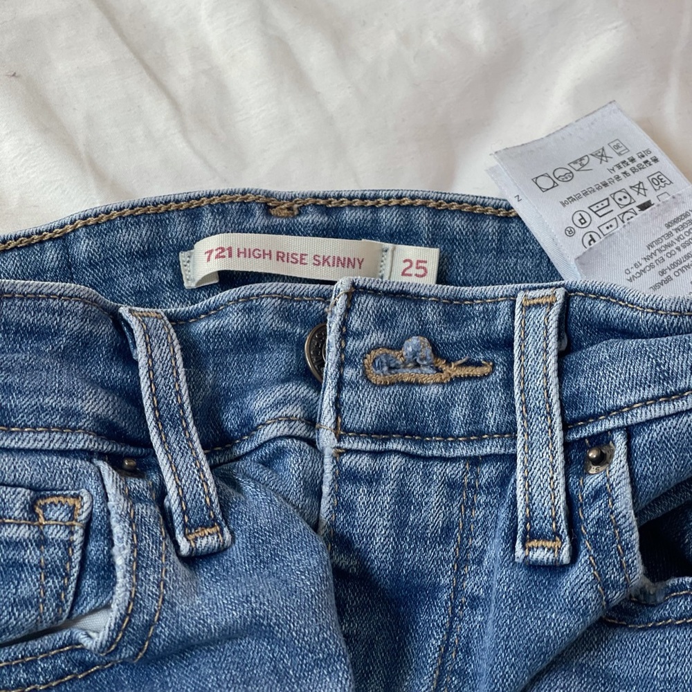 Levis 751 High Rise Skinny Size 25 - Picture 4 of 5